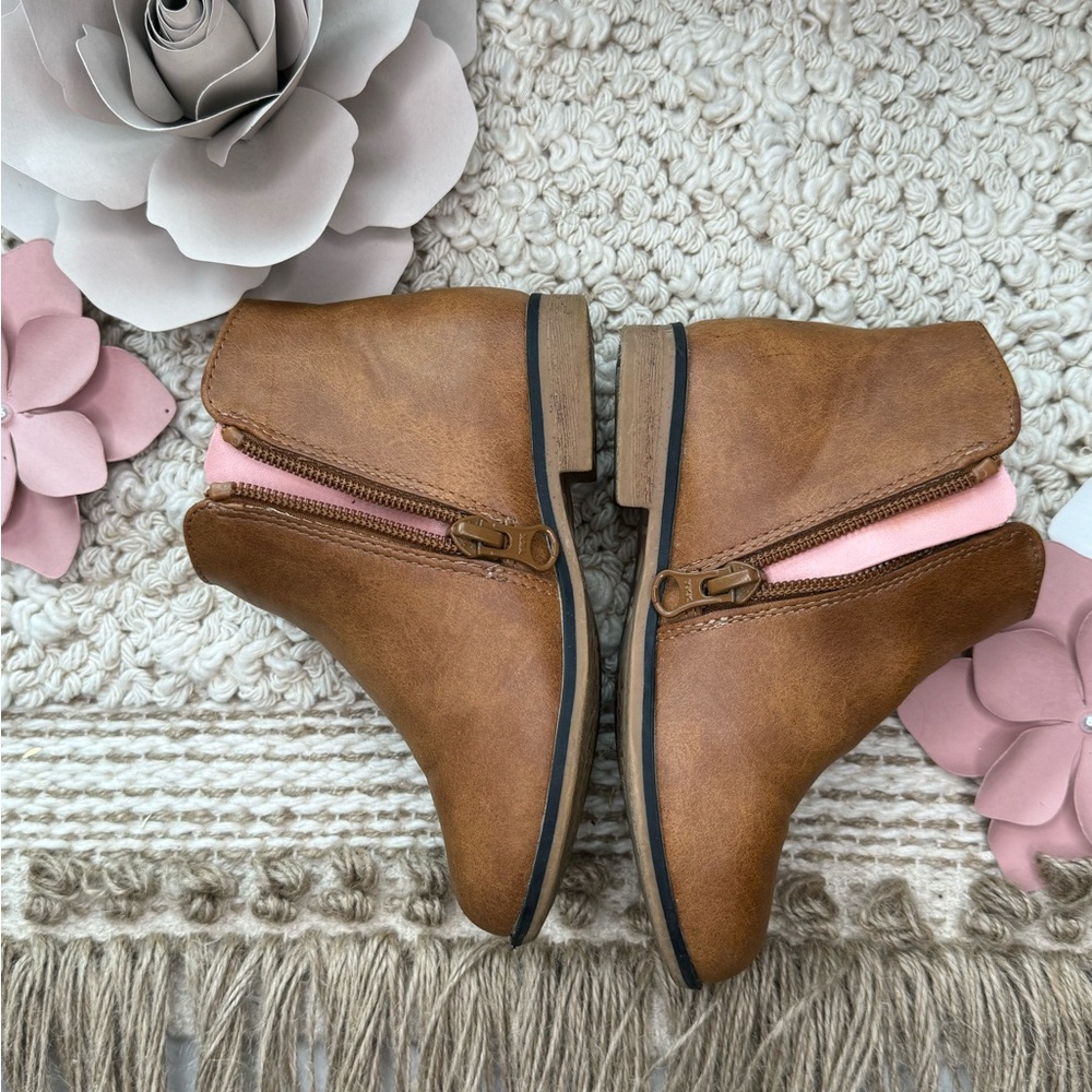 Brown Ankle Boots for Kids - Picture 3 of 7